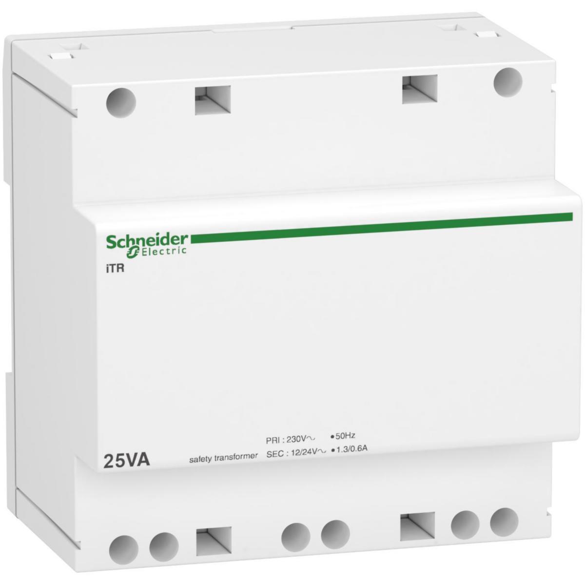 Skyddstransformator iTR - SKYDDSTRAFO 25VA 12-24V