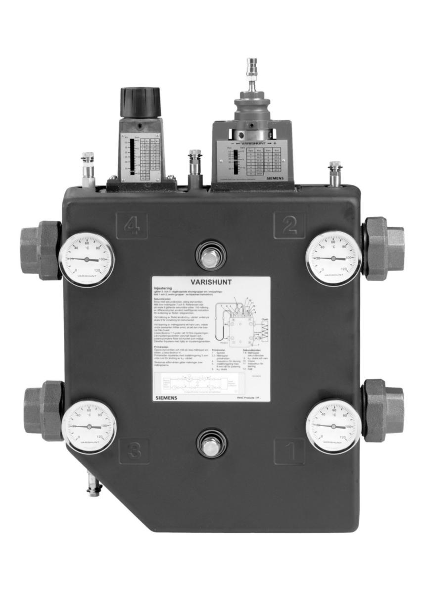 Shuntgrupp Varishunt VFG36, Siemens - VARISHUNT VFG36.4022 2-VÄGS KVS 12-28 VÄRME