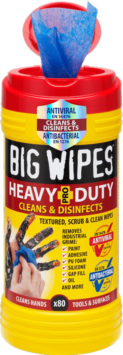 Rengöringsduk BIG WIPES Heavy Duty - BIG WIPES HEAVY DUTY RÖTT LOCK 80 DUK