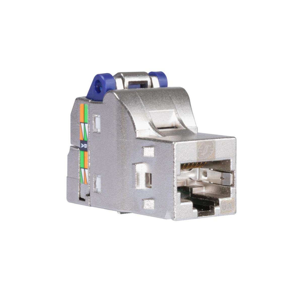 Modularjack Actassi, S-One DPM Kat 6A STP, Schneider-Electric - MODULARJACK RJ45 KAT6A STP S ONE