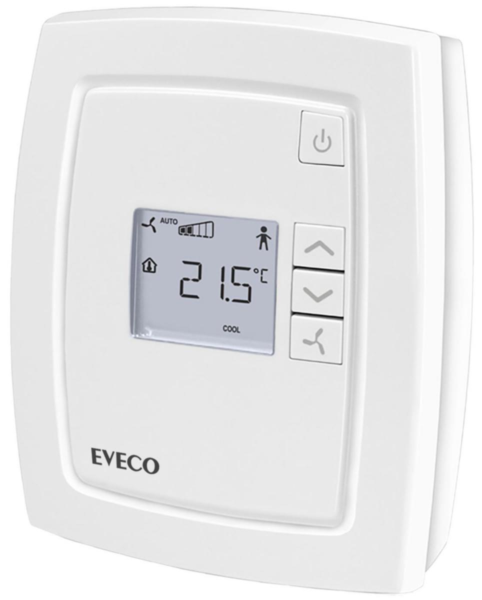 Styrenhet LVR3, Eveco - LUFTVÄRMARSTYR. EC-FLÄKT. 230V STÄLLDON ON/OFF. 230V. MODBUS