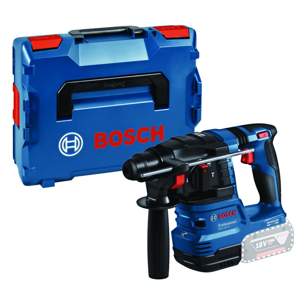 Borrhammare Bosch GBH 18V-22 SOLO - BORRHAMMARE BOSCH GBH 18V-22 18 VOLT SOLO L-BOXX