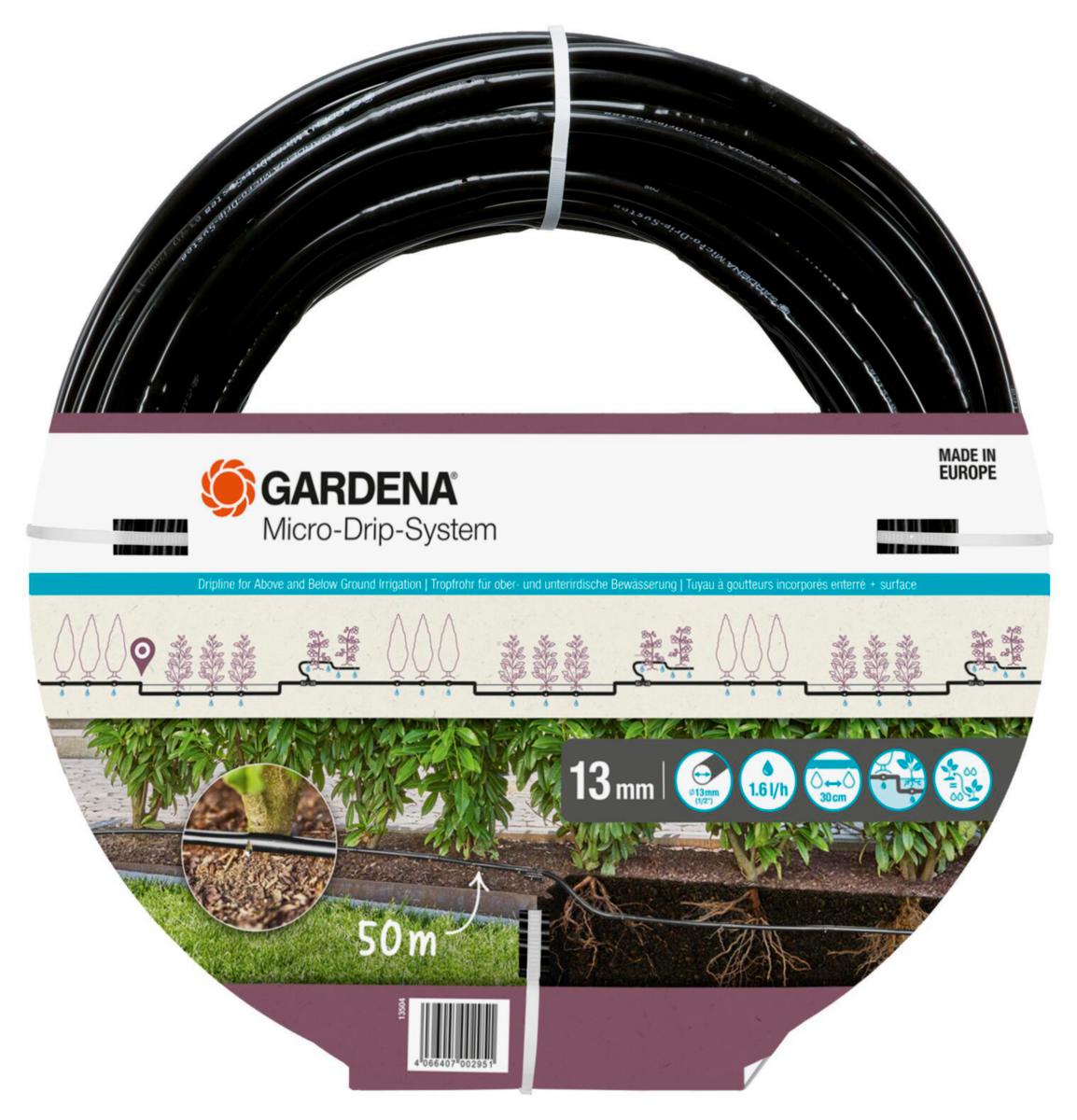 Droppslang Gardena ovan & under jord - DROPPSLANG GARDENA OVAN & UNDER JORD 50 M