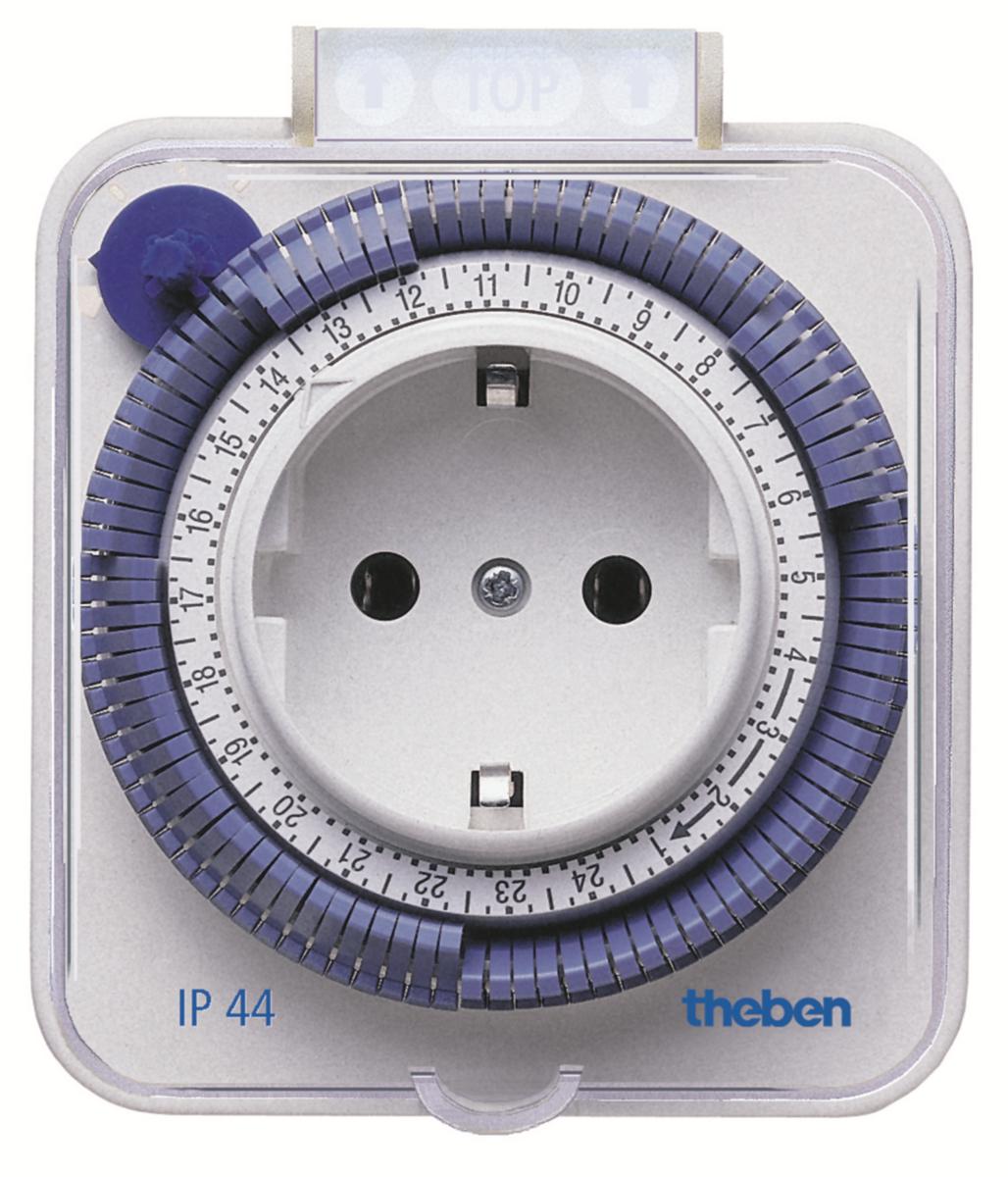 Klockströmställare analog IP44, Theben - PLUG-IN TIMER ANALOG 26 IP44 