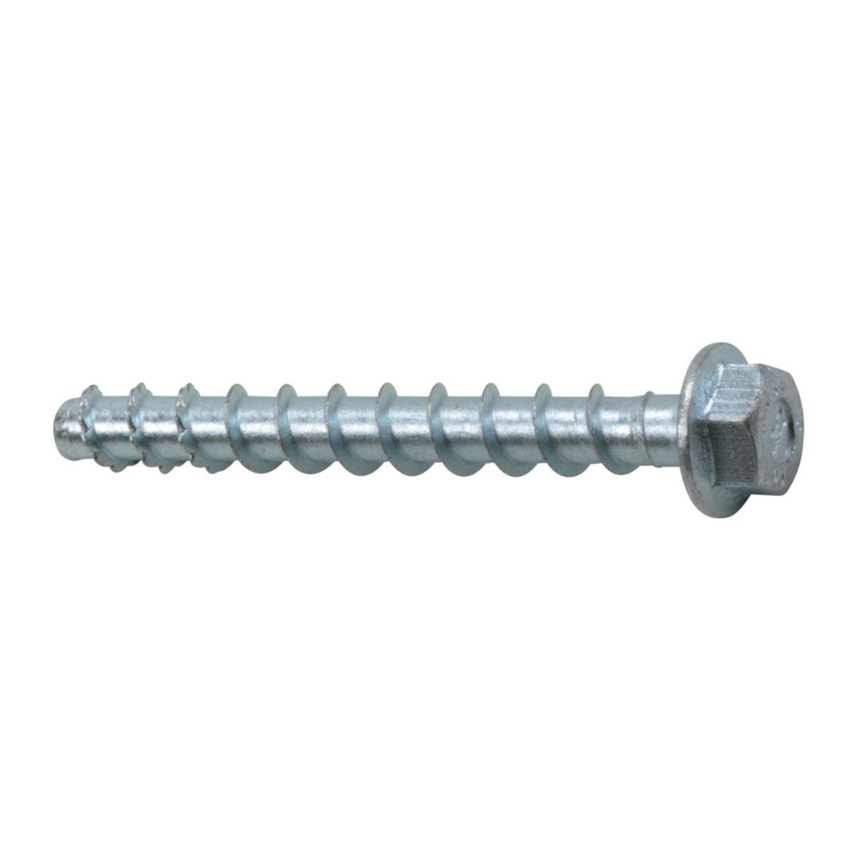 Betongskruv Multi-Monti plus sexkant/fläns - BETONGSKRUV MULTI-MONTI+ SS 7.5/5X40 FLÄNS FZB 100FP