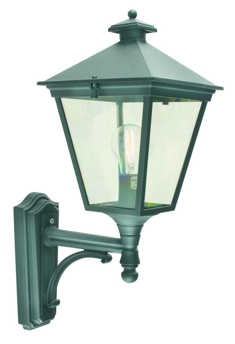 Väggarmatur London, 480 - VÄGGARMATUR 480 LONDON SVART 100W E27 IP43