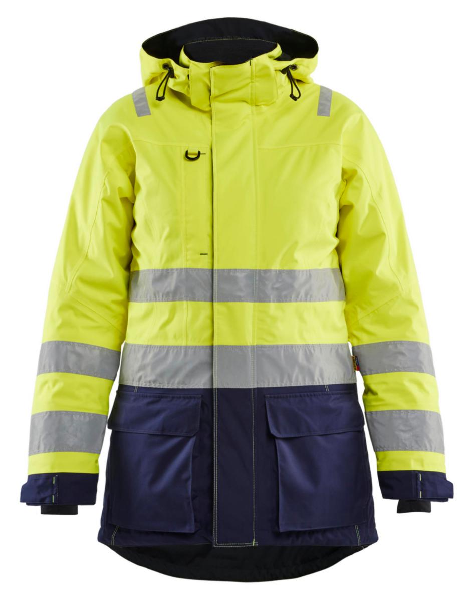 Vinterparkas Blåkläder 4472-1987 Dam - VINTERPARKAS BLK 4472-1987 DAM VARSELGUL/MARINBLÅ XXL