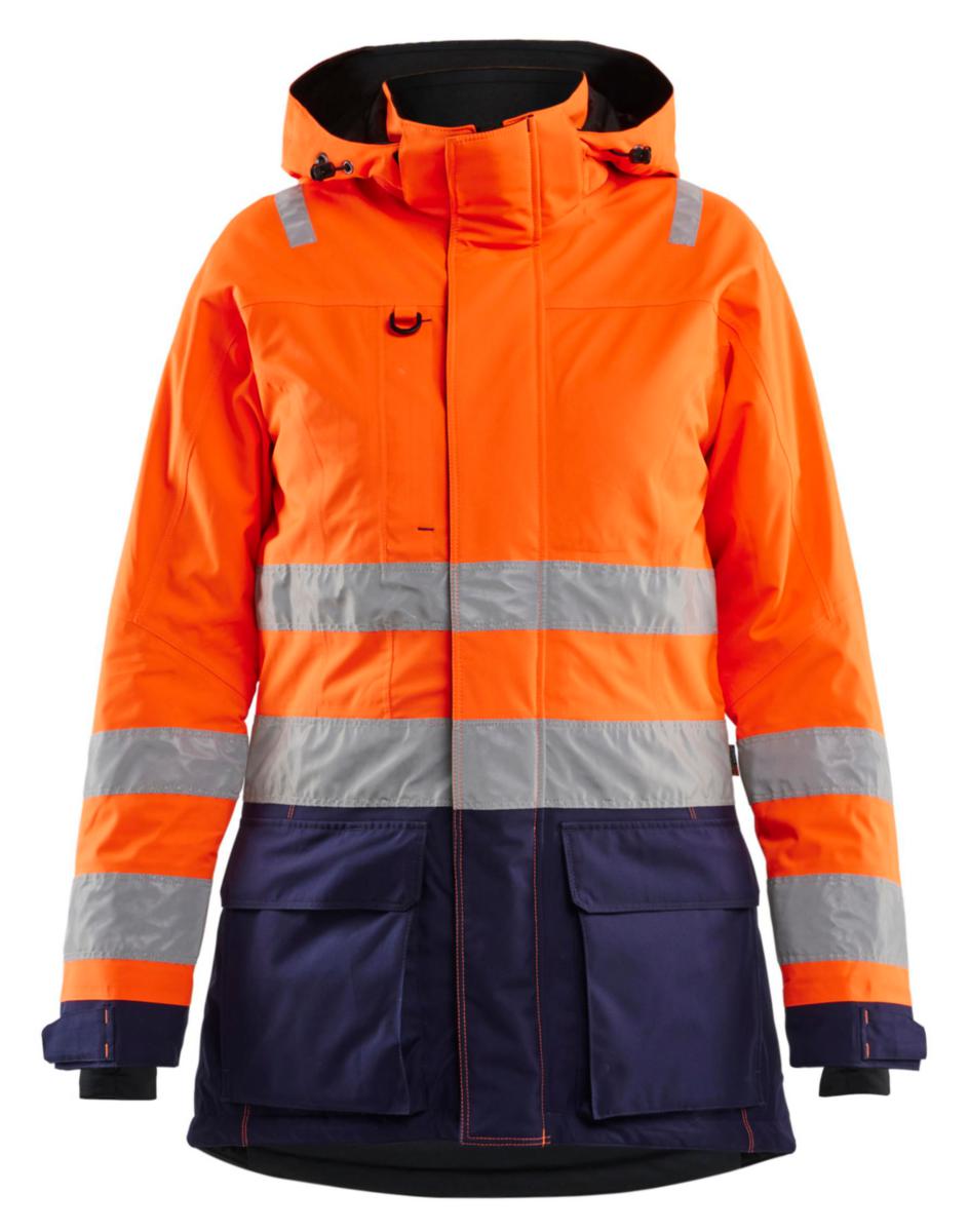 Vinterparkas Blåkläder 4472-1987 Dam - VINTERPARKAS BLK 4472-1987 DAM ORANGE/MBLÅ VARSEL KL2 STL S