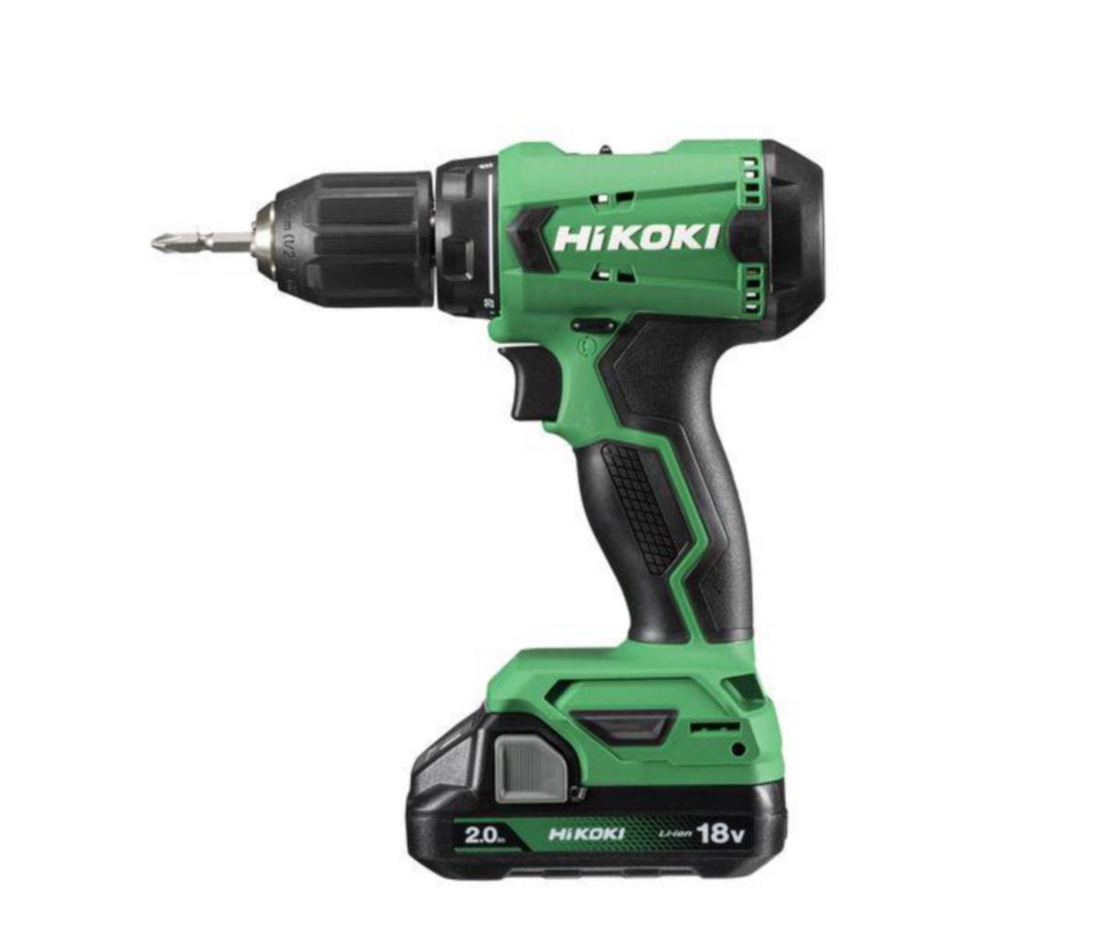 Borrskruvdragare HiKOKI DS18DA - BORRSKRUVDRAGARE HIKOKI DS18DA 2X 2AH BATTERI OCH LADDARE