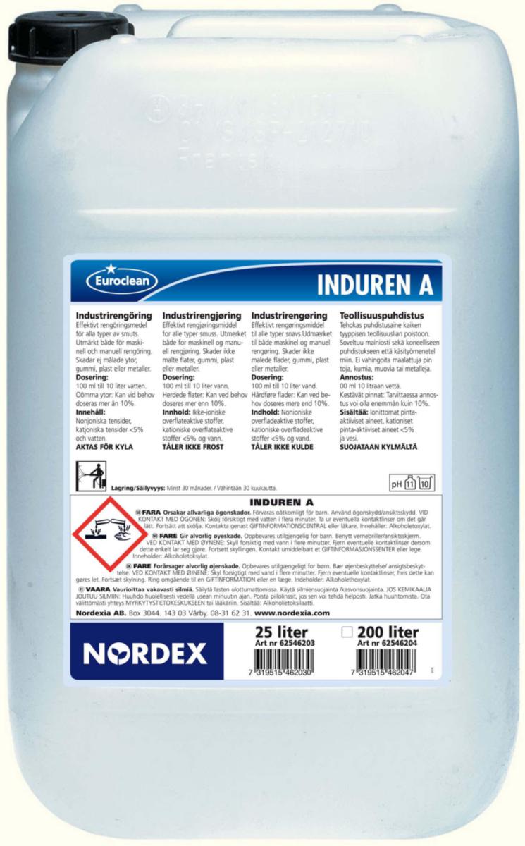 Rengöring Nordex Induren A - RENGÖRING INDUREN A 25L INDUSTRIRENGÖRING