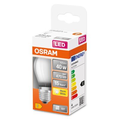 LED-LAMPA KLOT (40) E27 MATT 827 CL P OSRAM