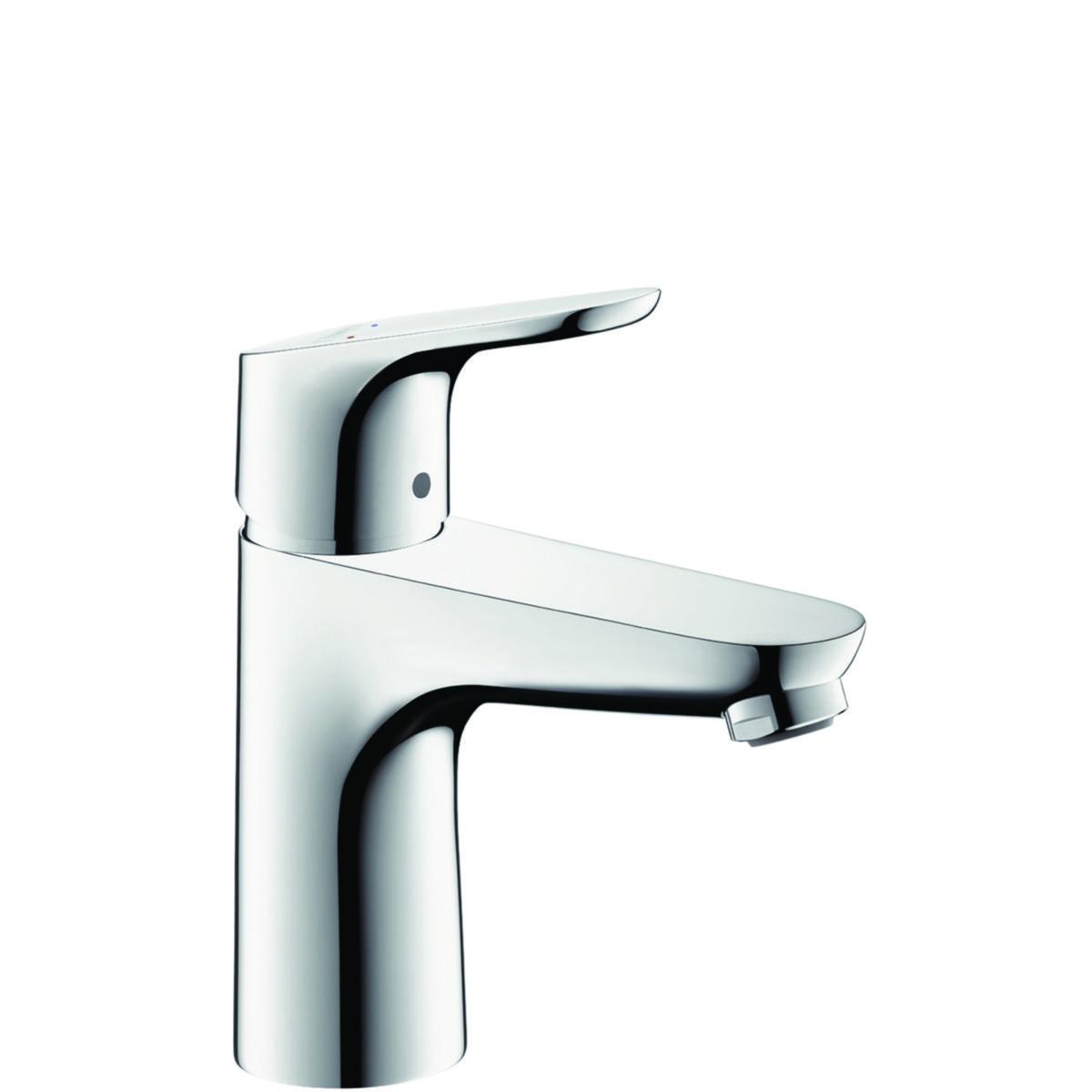 Tvättställsblandare Focus 100, Hansgrohe - HG FOCUS 100 TSBL UTAN LYFTVENTIL, 5 LITER/MIN