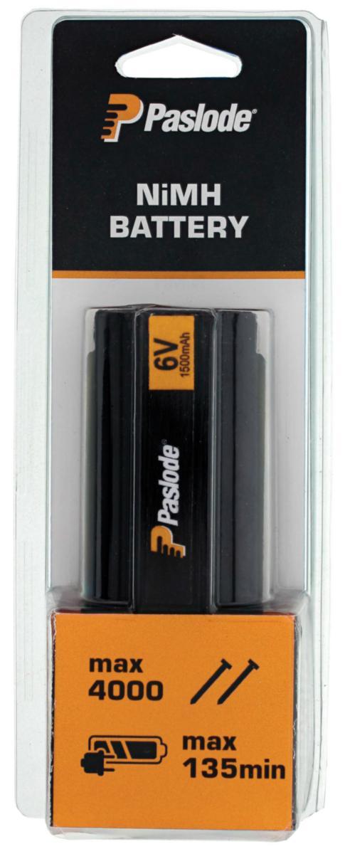Batteri Paslode ovalt 6 V 1.5 A - BATTERI PASLODE OVALT 6V 1,5A NI-MH FÖR IM350/250/200/65A