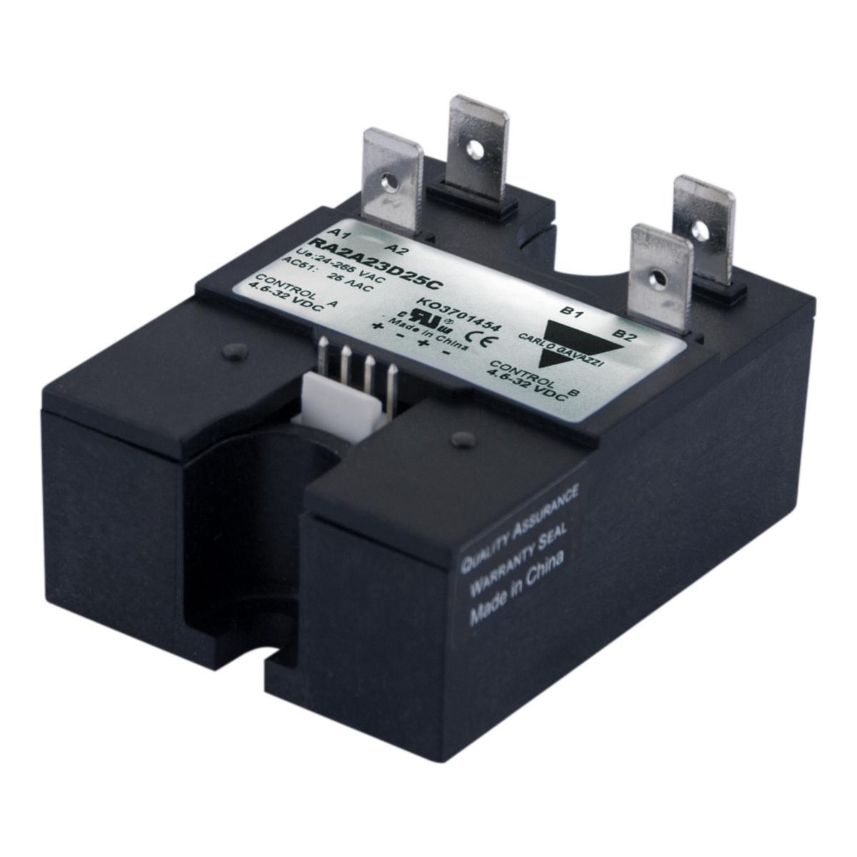 Halvledarrelä RA2A - SSR 2-P 230V/40A PIN+FLATSTIFT RA2A23D40C