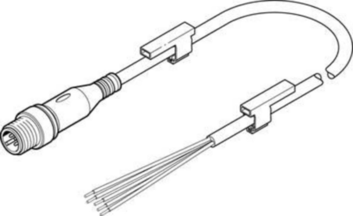 Förbindelsekabel Festo NEBU - FÖRBINDELSEKABEL FESTO NEBU-M8G3-K-5-LE3