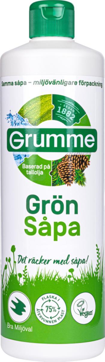 Rengöring Grumme Såpa - RENGÖRING SÅPA GRÖN GRUMME 750ML