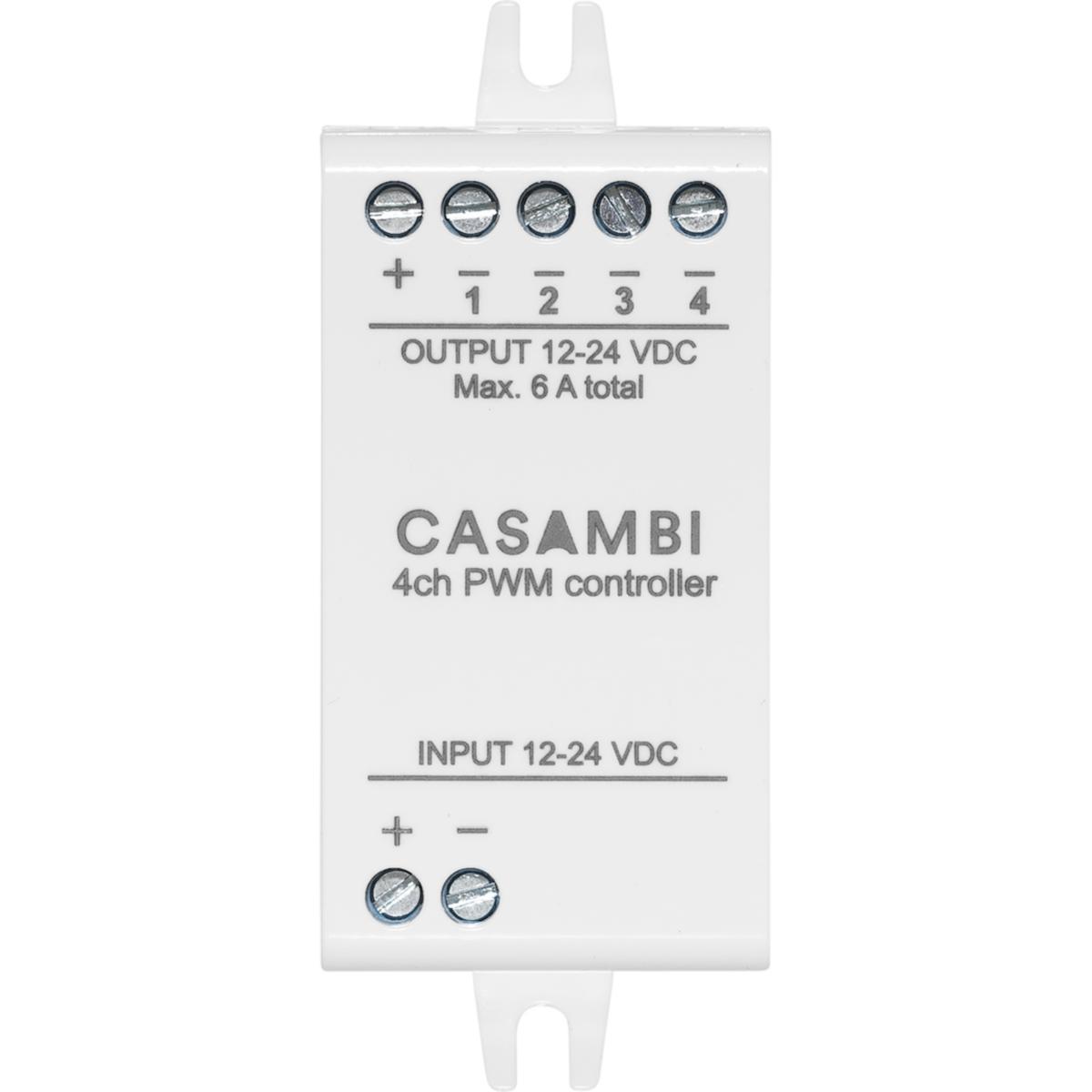 PWM dimmer 12-24Vdc, Vadsbo - PWM DIMMER 12-24VDC. 4CH.. WCM PWM4WCM