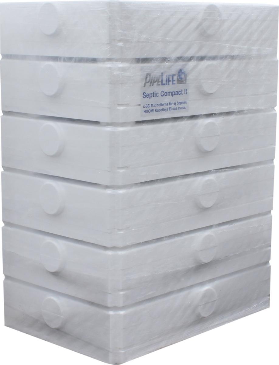 Pipelife infitrations kassetter - PIPELIFE SEPTIC COMPACT II COMPAKTKASSETT 6-PACK