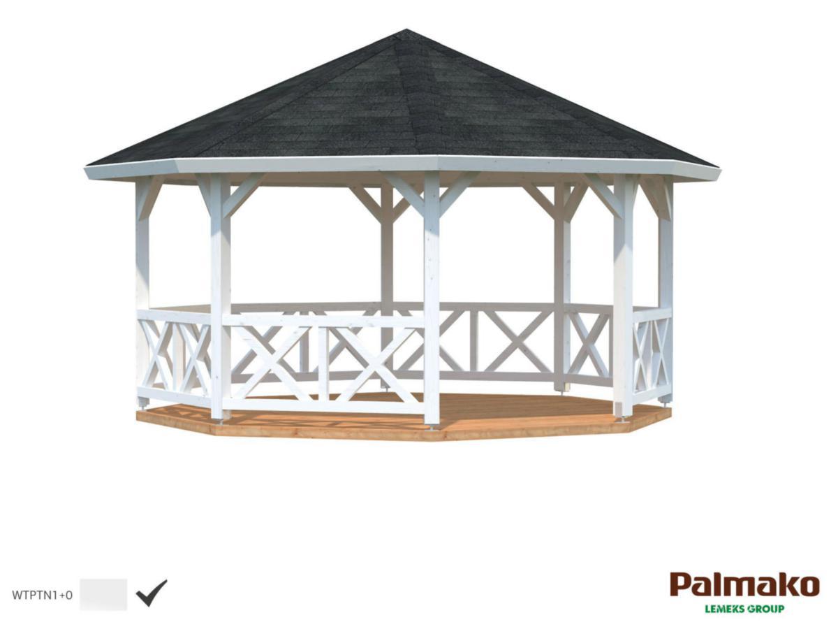 Paviljong, Betty, 18 m² - PAVILJONG BETTY 18,0 M2 UTAN GOLV GRUNDMÅLAD