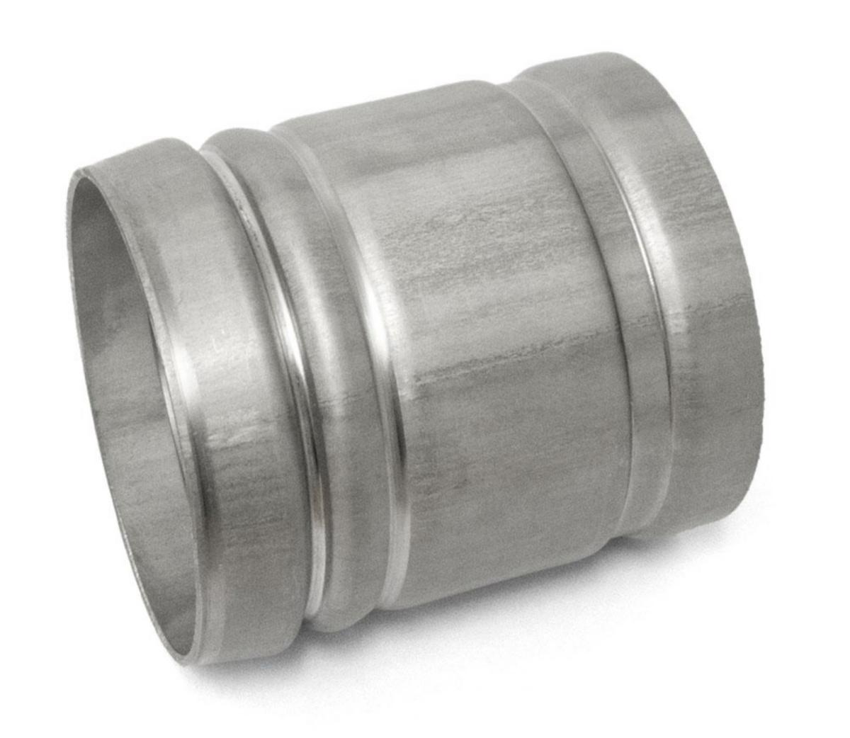 Övergångsnippel, dubbelrillad till OGS - ÖVGNIPPEL DUBRILL/RILLA DN80 88.9X2MM L=102MM 304L/4307