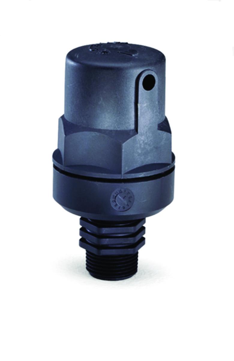 Avluftningsventiler AVK, enkelverkande med utvändig gänga - DN25 AVK LUFTN.ventil PN16 G25 NYLON MÄSSINGSUNDERDEL
