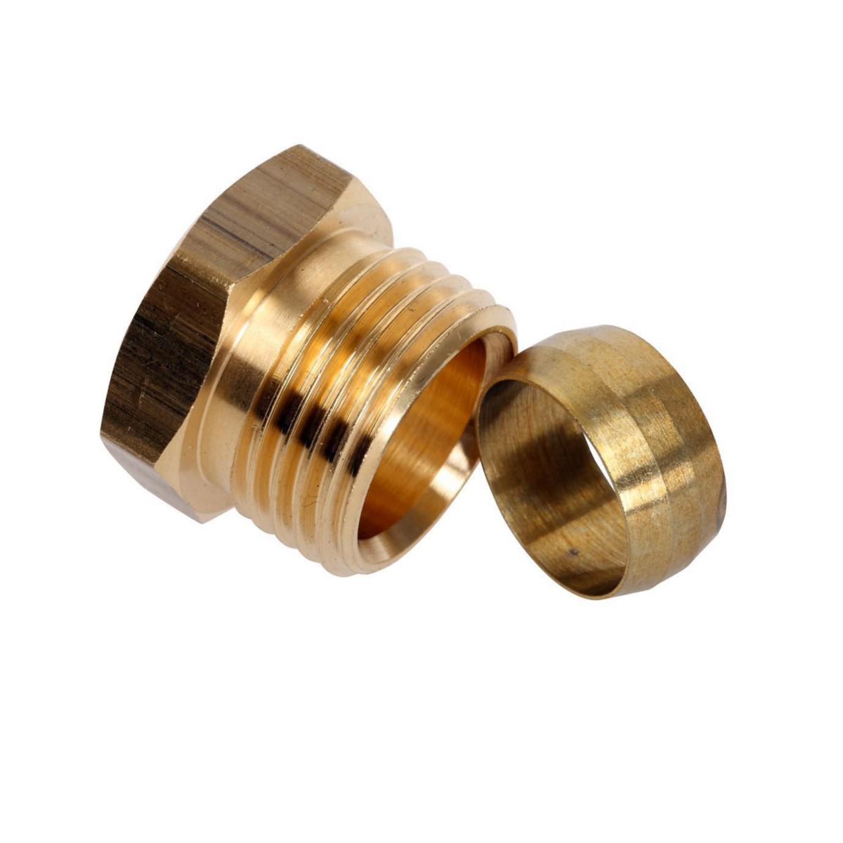 Kombikoppling Gul, MMA - 12MM X G10 KOMBIKOPPLING GUL MMA. TILL SLOTTSVRED