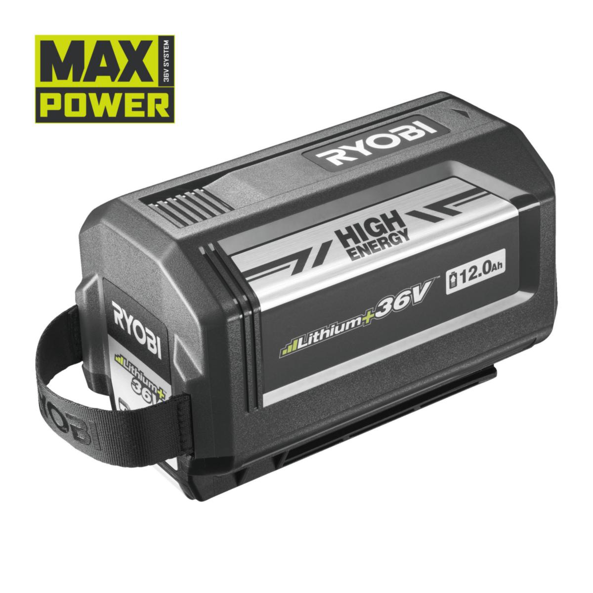 Batteri RYOBI Max Power RY36B12A 36V 1x12,0Ah - BATTERI RYOBI MAX POWER RY36B12A 36V 1X12,0AH