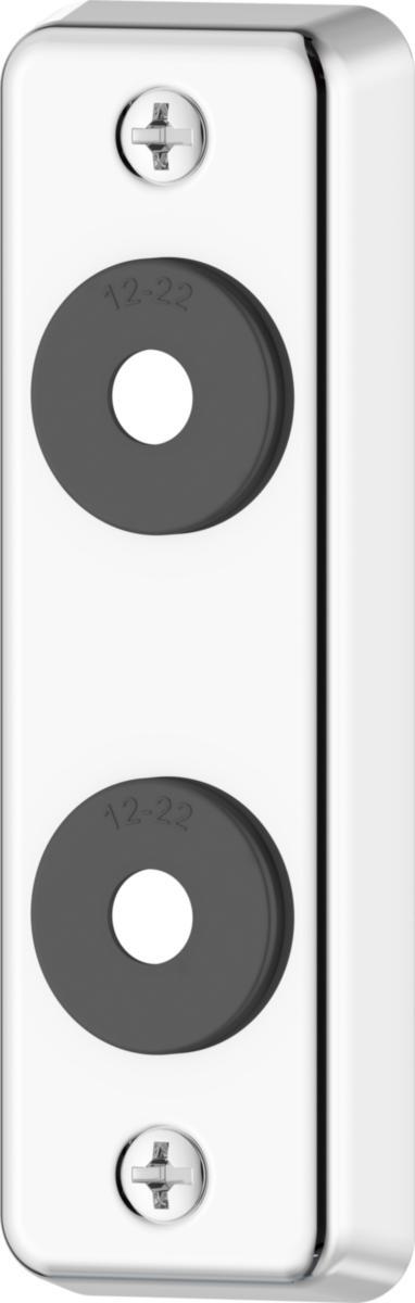Täckbricka 2-håls 60 c/c, Mora/FMM - FMM/MA DUBBEL TÄCKBRICKA GUMMI TÄTNING. Ø12-22MM. 60C/C
