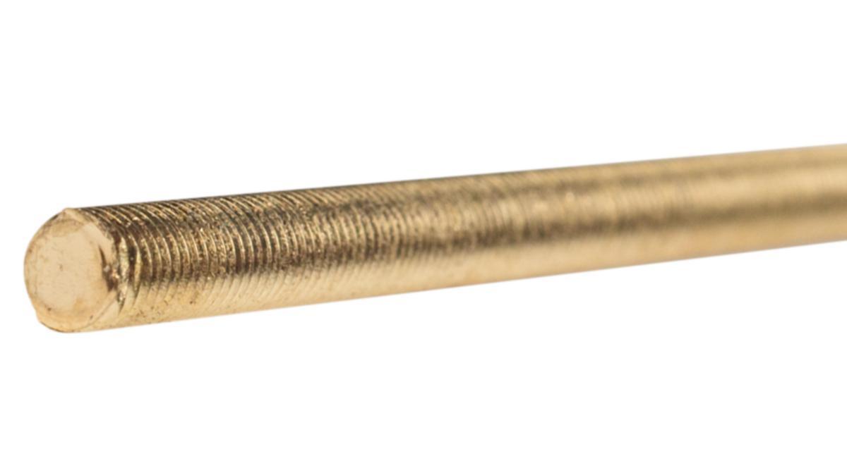 Helgängad stång HGS Mässing DIN 976 - HELGÄNGAD STÅNG HGS MÄSSING M6X1000 DIN 976