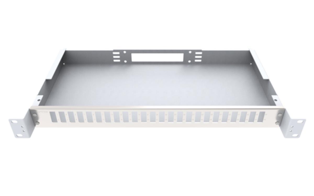 Fiberpanel ODF LightMate 1u Fixed SC - ODF 19" 1HE 24XSCD FAST 24XSC DUPLEX