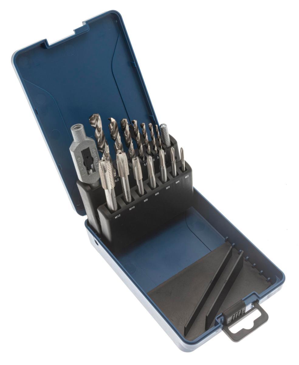 Gängtappsats Harlingen M3-M12 15 delar - GÄNGTAPPSATS HARLINGEN M3-M12 15PCS