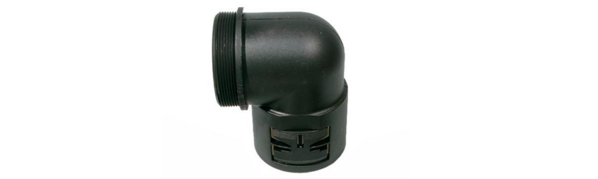 Vinklad förskruvning 90° "W", IP66, M-gänga, Lapp - FÖRSKR 90GR PA-WOB-17M20