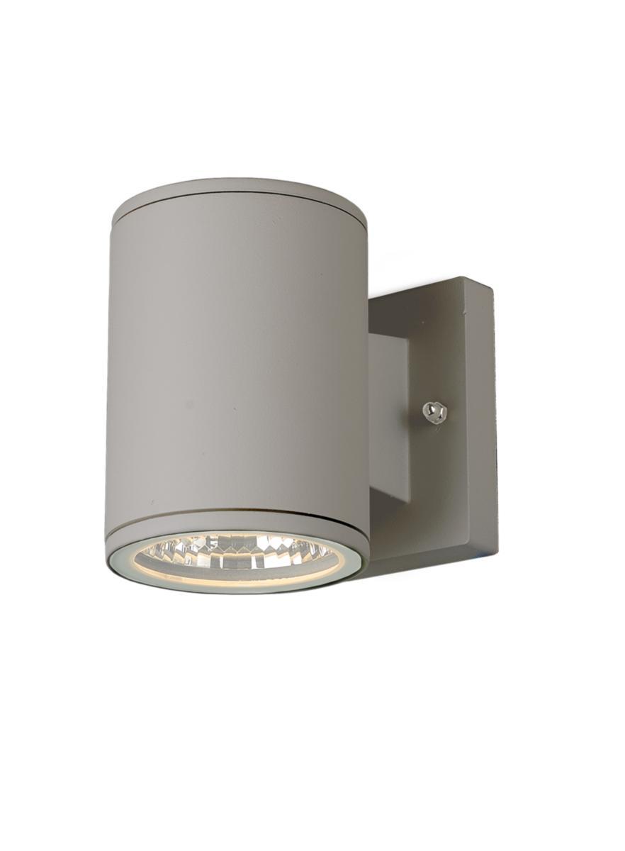 Väggarmatur LED Heron I - VÄGGARM LED 6W 3K 854LM GRÅ VÄGGARM HERON I LED ALUG