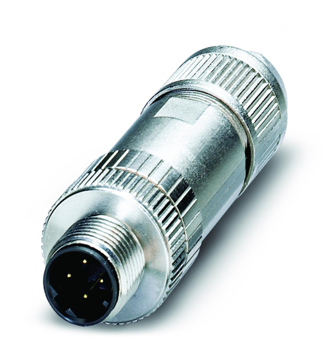 Kontaktdon M12 Ethernet - KONTAKT M 12 ETHERNET 4-POL SACC-M12MSD-4Q SH