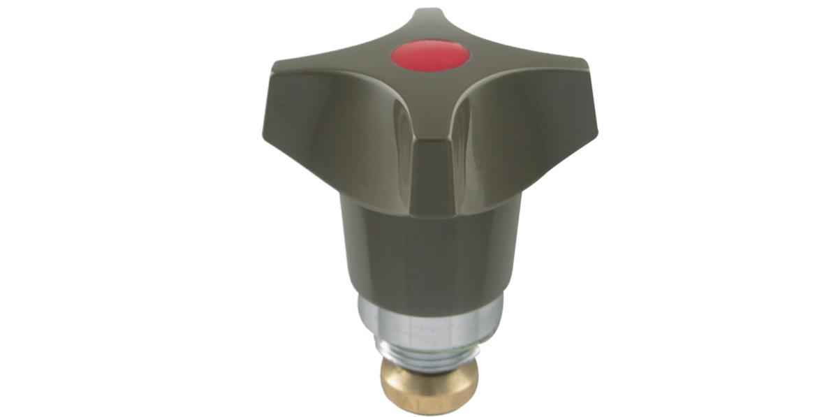 Ventilöverstycke, Moramix - M20X1,5 VENTIL ÖVERSTYCKE MED KÄGLA, PLASTRATT VV. MA 600251