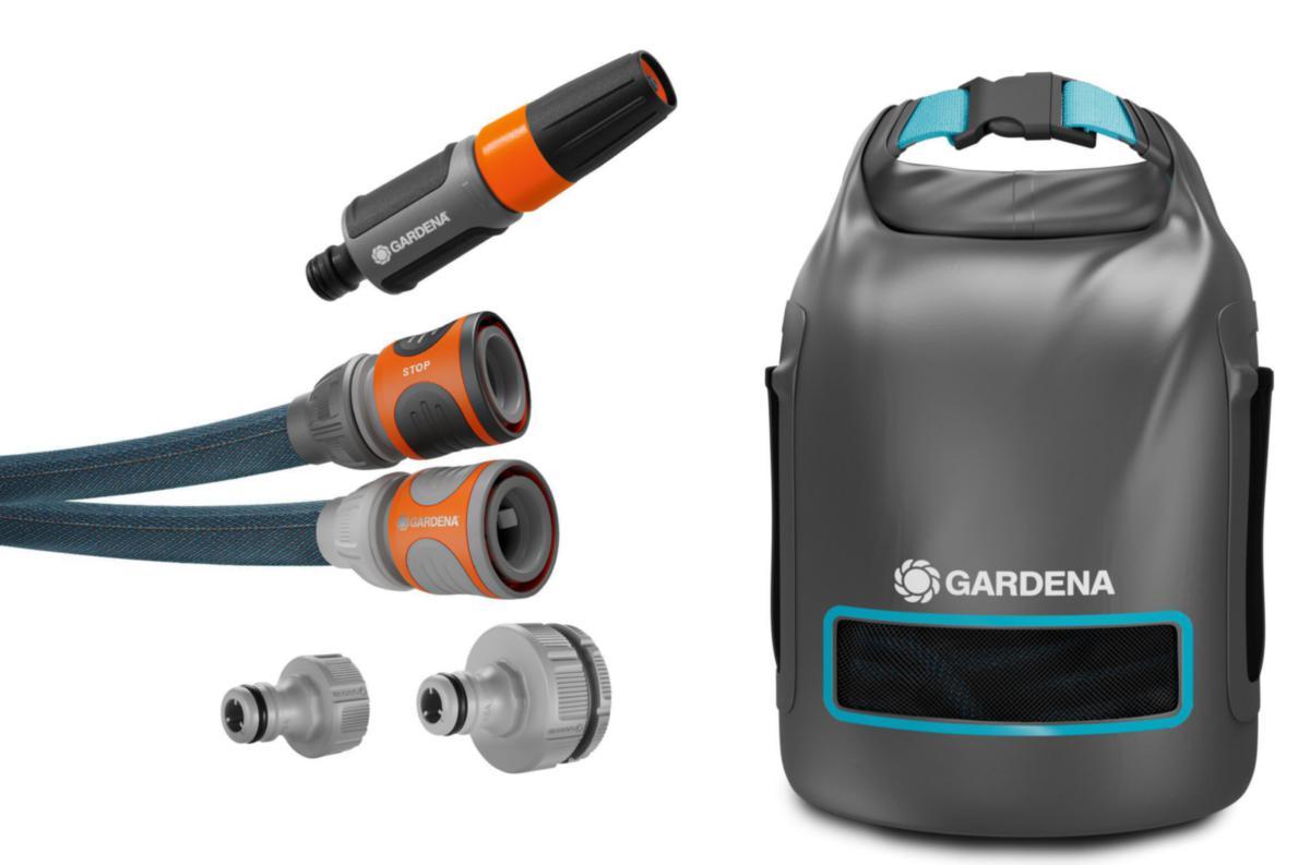 Textilslang Gardena Liano™ Xtreme 1/2" Set - TEXTILSLANG GARDENA LIANO XTREME 15 M 1/2" SET