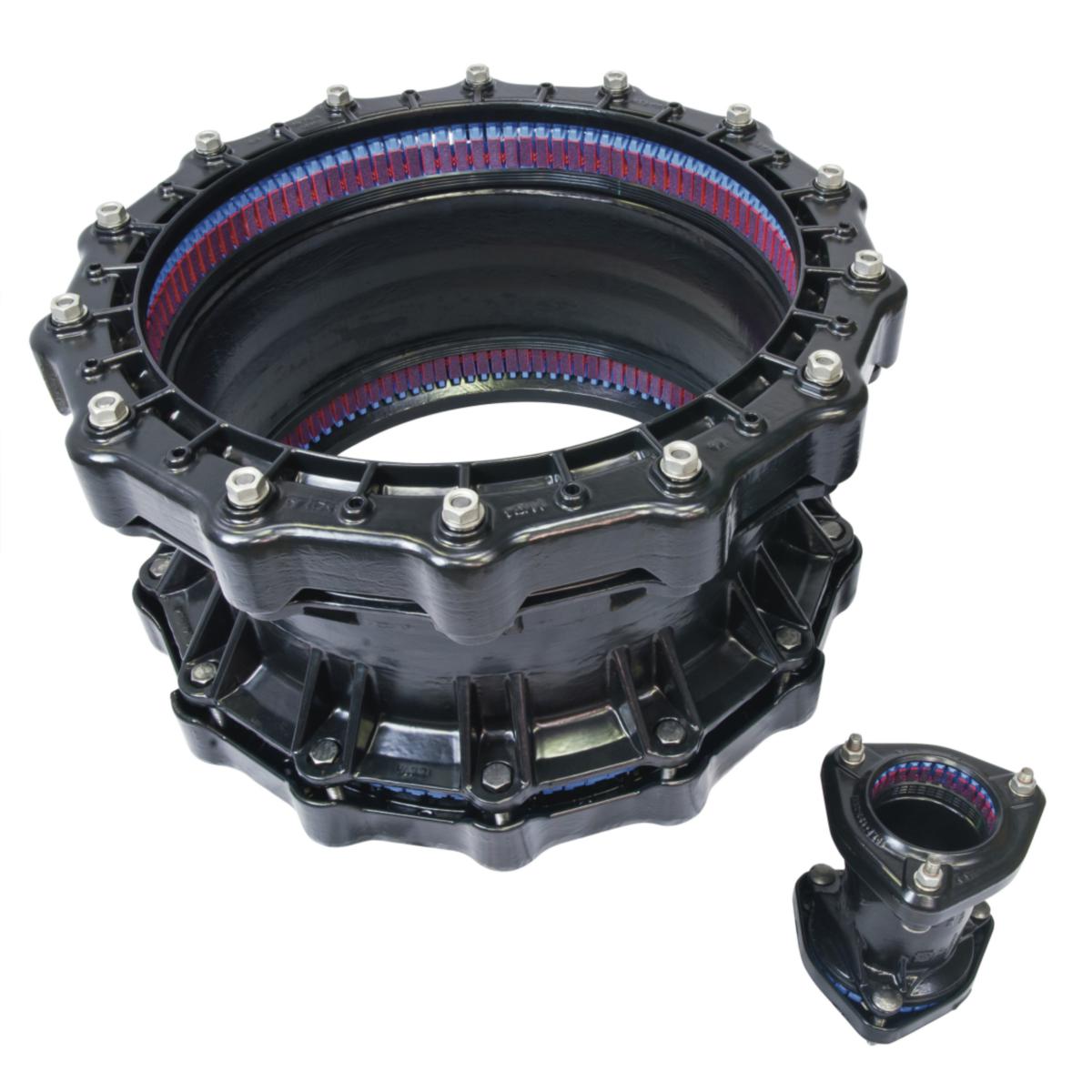 Dragsäker skarvkoppling, Ultra Grip, rak - 107,2-133,2 ULTRAGRIP NG DRAGSÄKER SKARVKOPPLING PN16