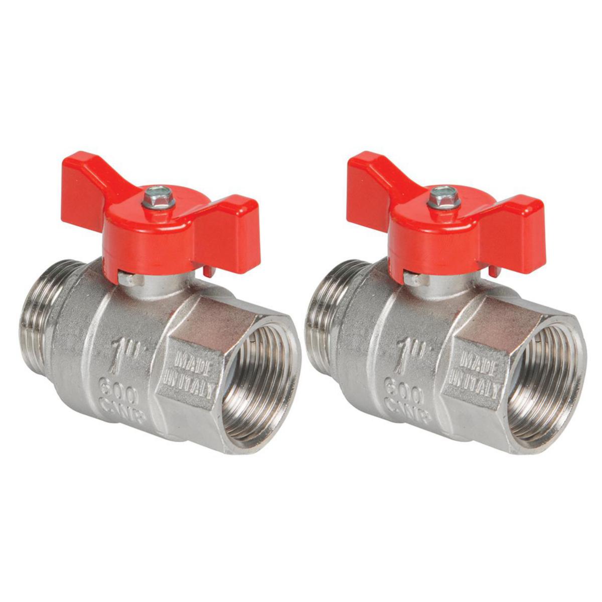Avstängningsventil Vario, Uponor - UPONOR VARIO AVSTÄNGN.VENTIL NP G1-G1