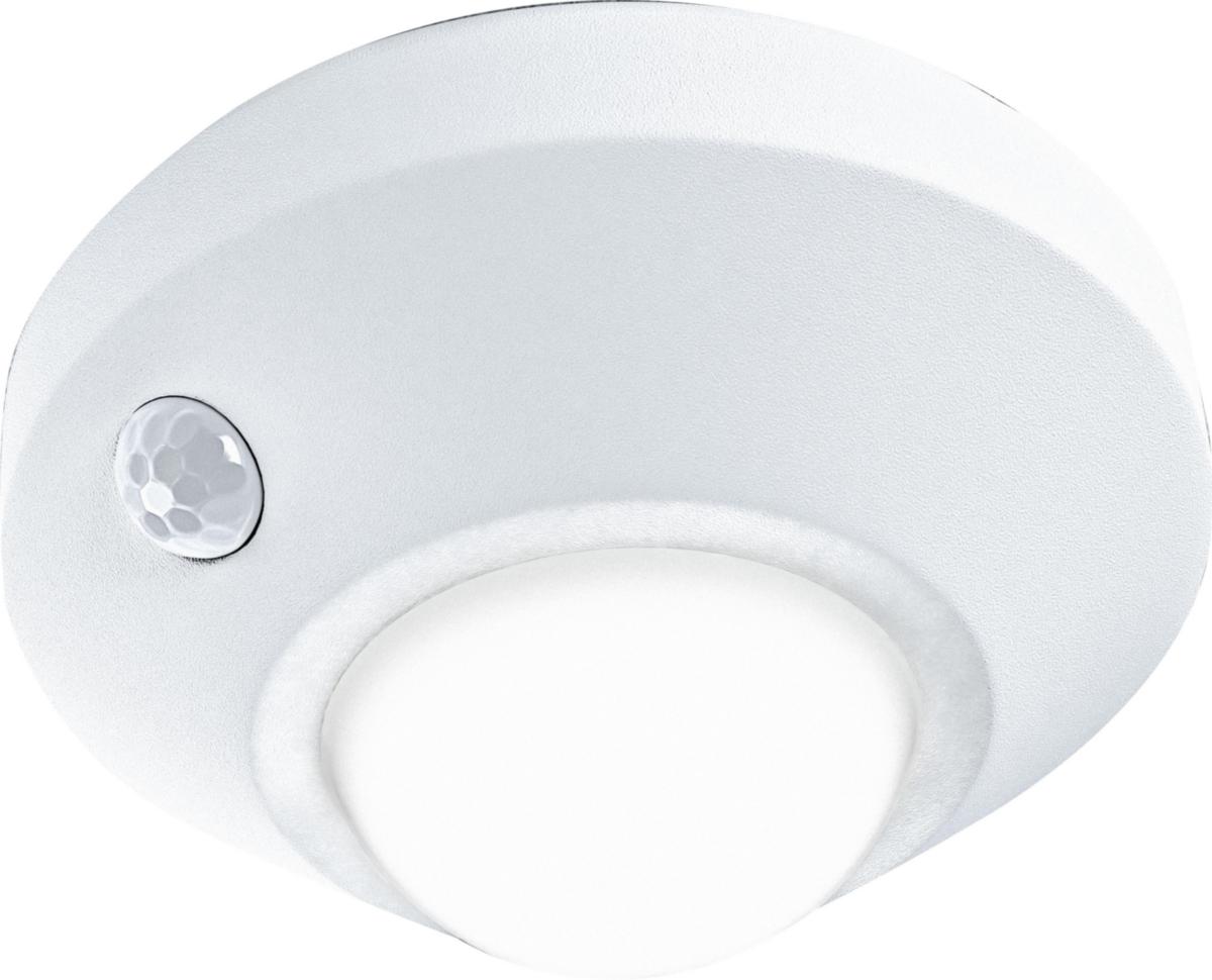 LED-armatur Nightlux med sensor, batteridriven, Ledvance - LEDLAMPA NIGHTLUX VIT TAK INKL 3ST AA BATTERI LEDVANCE