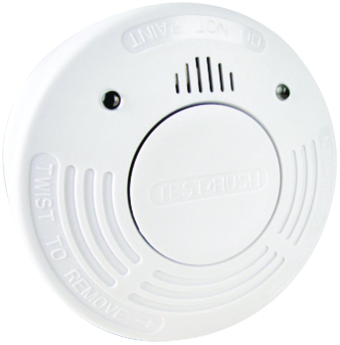 Brandvarnare, optisk, 10-årsbatteri, Gelia - BRANDVARNARE GELIA 9V OPTISK MED PAUSFUNKTION 10-ÅRSBATTERI