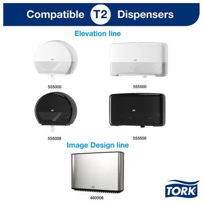 TOALETTPAPPER ADVANCED MINI T2 JUMBO VIT 240M/RL 12RL 110163