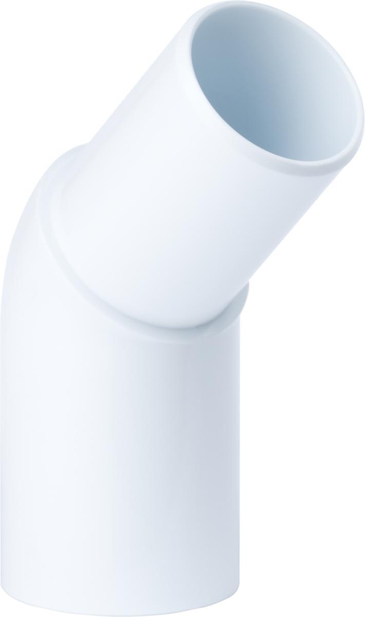 Böj 45° med enkelmuff - BÖJ 40X45GR ENKELMUFF GUMMITÄTNING