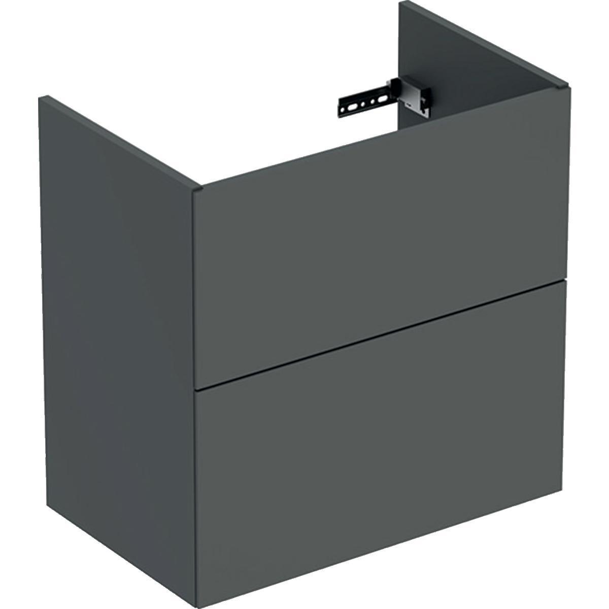 Ifö Elegant Compact Underskåp med 2 lådor - IFÖ ELEGANT KOMP USKÅP M2LÅDOR B=60CM,H=60CM,T=36.6CM,GRÅMATT