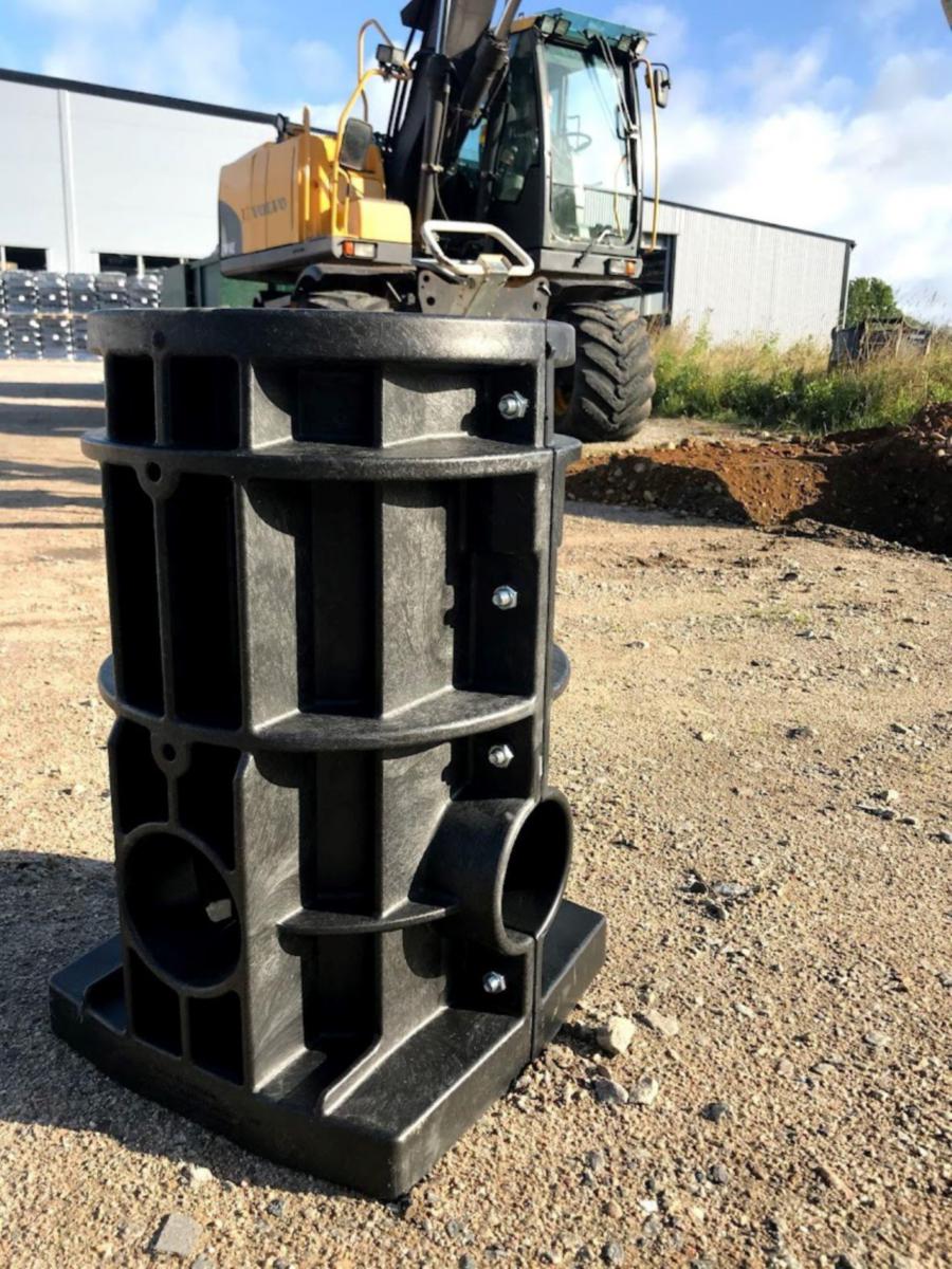 Fundament laddstolpe ECO plast - FUNDAMENT LADDSTOLPE ECO PLAST FRAKTFRITT VID MOQ 24 ST.
