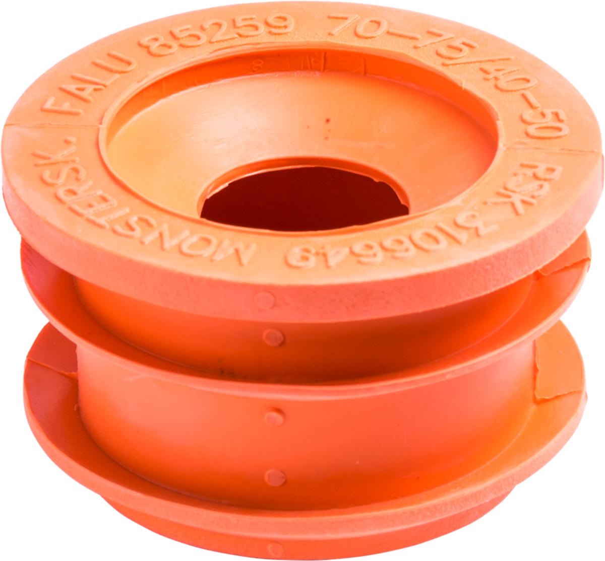 Gumminippel 75-70/50-40 orange, Faluplast - GUMMINIPPEL 70-75/40-50 ORANGE