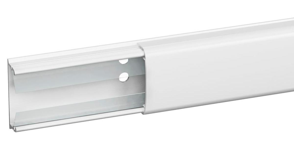 Minikanal Optiline med inbyggd kabelhållare. - MINIKANAL 12X30 PVC VIT KABELH ISM14230P