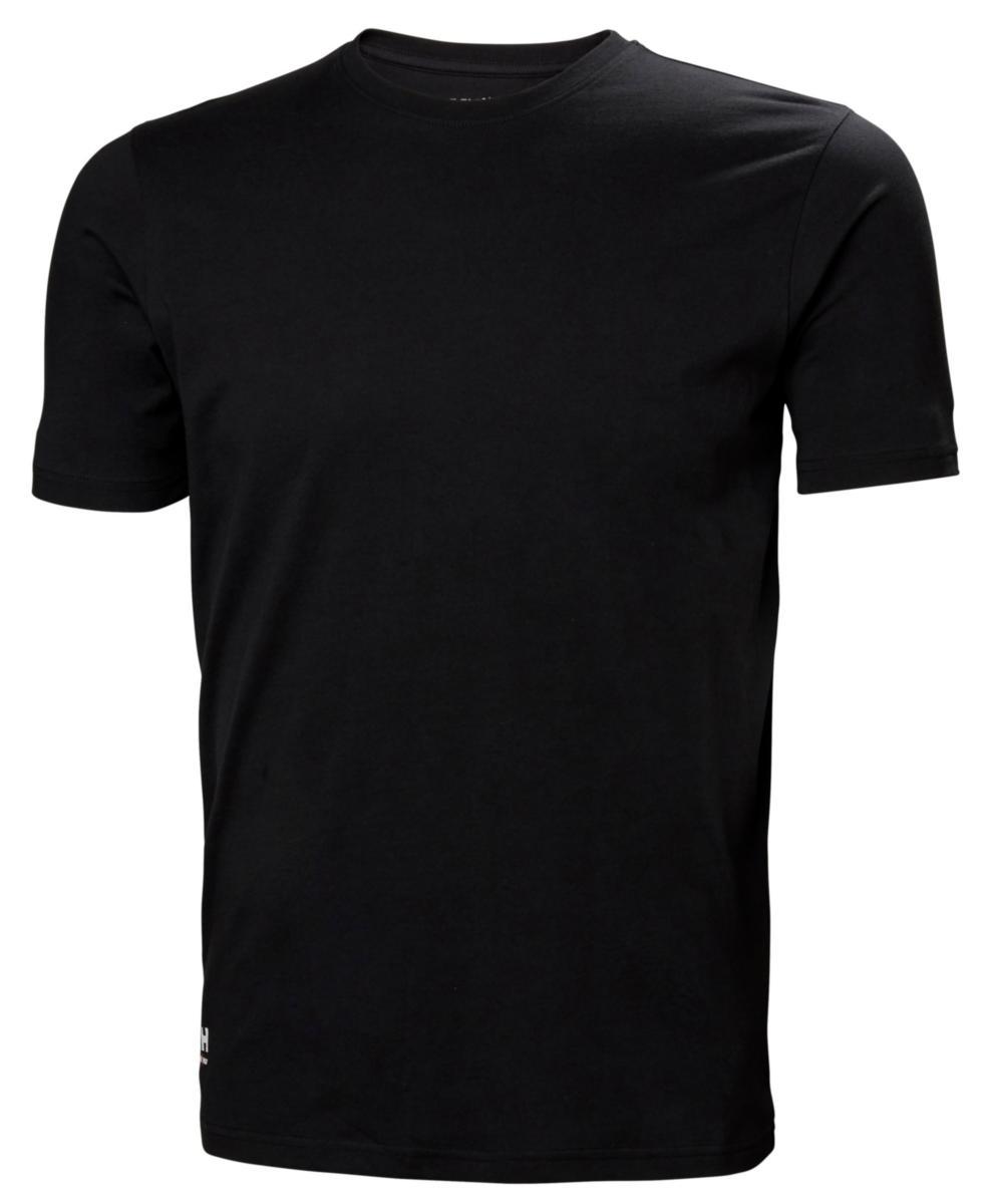 T-shirt Helly Hansen Manchester 79161 - T-SHIRT HH 79161-990 SVART MANCHESTER STL M