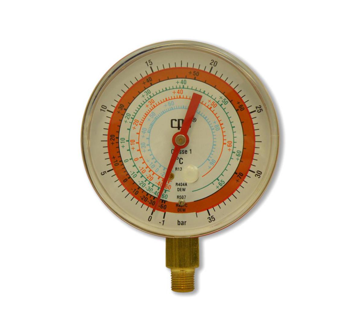 Manometrar 1/8" NPT R134a, R404A, R407C, R507 - MANOMETER HT TILL M2WS5C HFC, 1/8"