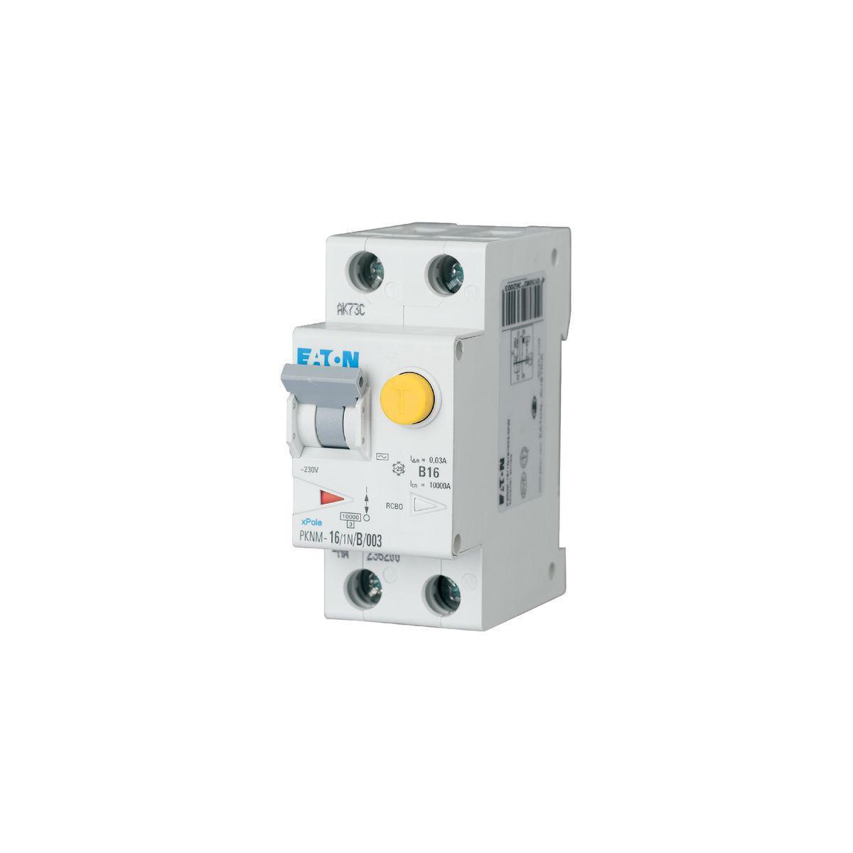 Personskyddsbrytare Xpole,serie PKNM, B-karakteristik, 10kA, typ A - PERSKBRYTARE 10A 1N B 10K PKNM-10/1N/B/003-A