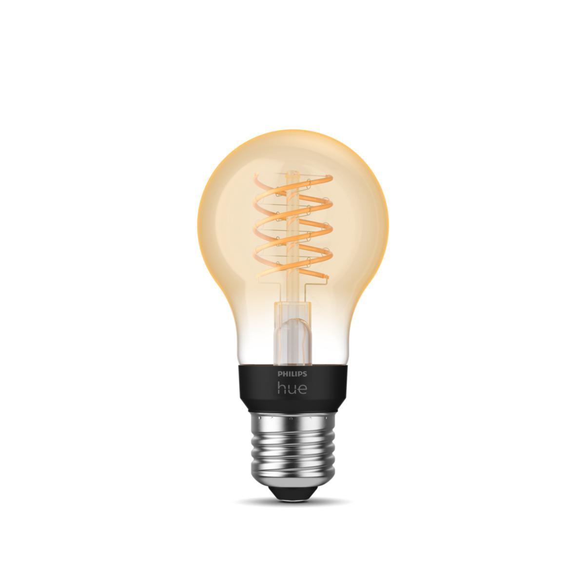 Ljuskälla Normal E27 HUE - "PHILIPS HUEW FIL NORMAL E27" 7W 2100 - 2100K AMBER E27 550L